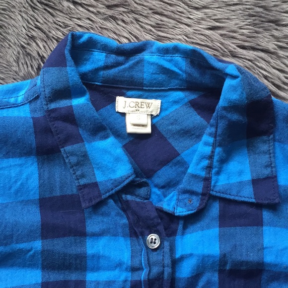 J Crew Factory flannel button up shirt - Picture 4 of 4
